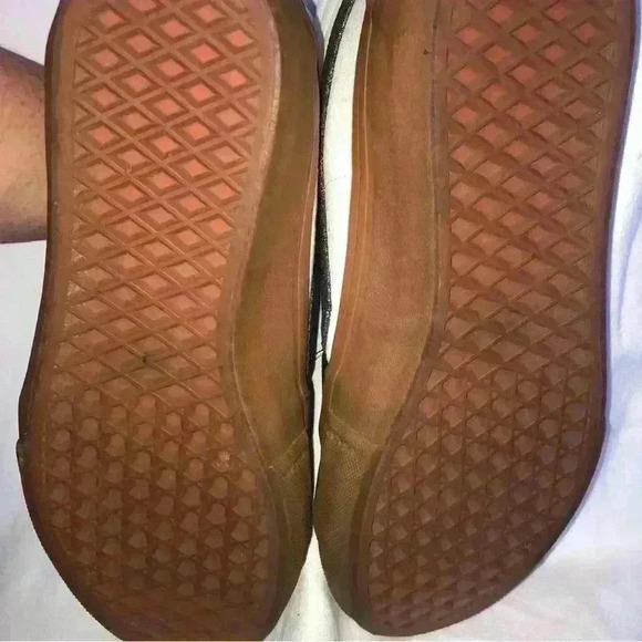 Black and White w/ Leopard Print Vans Unisex, Tag Sz 7 Men's - Picture 5 of 6